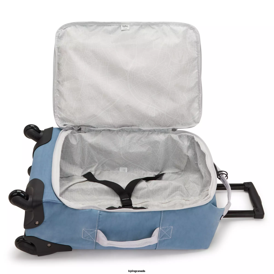 Women Rolling Luggage Kipling Brush Blue C Darcey Small Carry-On Rolling Luggage FHZD510 - Image 3