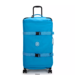 Women Rolling Luggage Kipling Eager Blue Spontaneous Large Rolling Luggage FHZD519