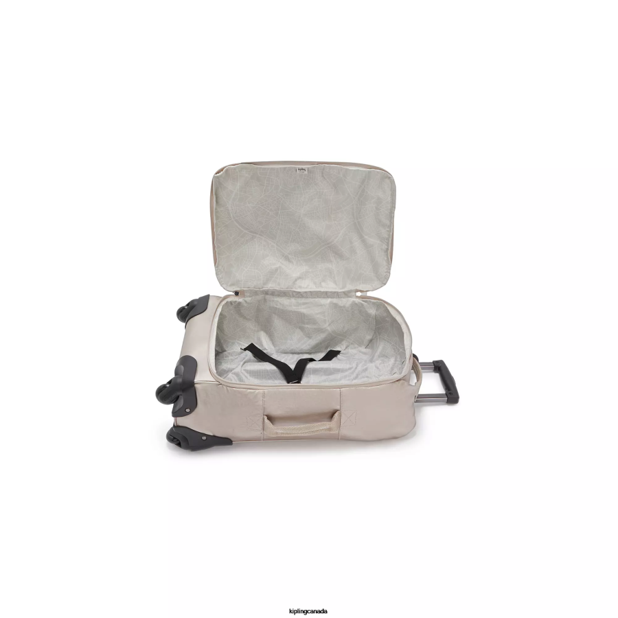 Women Rolling Luggage Kipling Metallic Glow Darcey Small Metallic Carry-On Rolling Luggage FHZD514 - Image 3