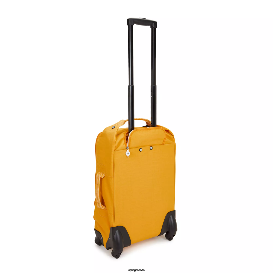 Women Rolling Luggage Kipling Rapid Yellow Darcey Small Carry-On Rolling Luggage FHZD508 - Image 4