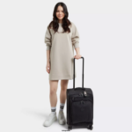Women Rolling Luggage Kipling Signature Embossed Youri Spin Small Printed 4 Wheeled Rolling Luggage FHZD515 - Image 4