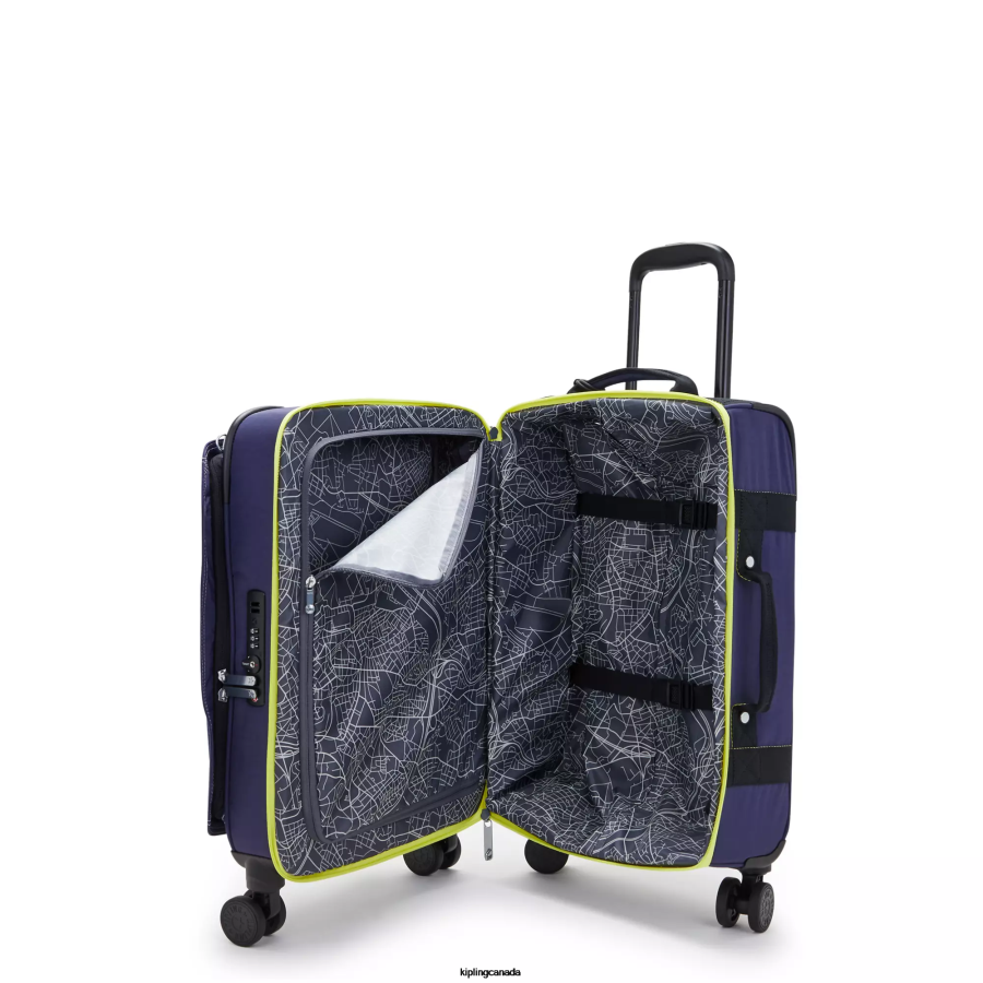 Women Rolling Luggage Kipling Ultimate Navy Spontaneous Small Rolling Luggage FHZD506 - Image 3
