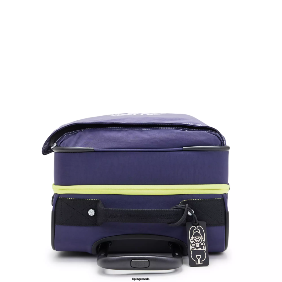 Women Rolling Luggage Kipling Ultimate Navy Spontaneous Small Rolling Luggage FHZD506 - Image 5