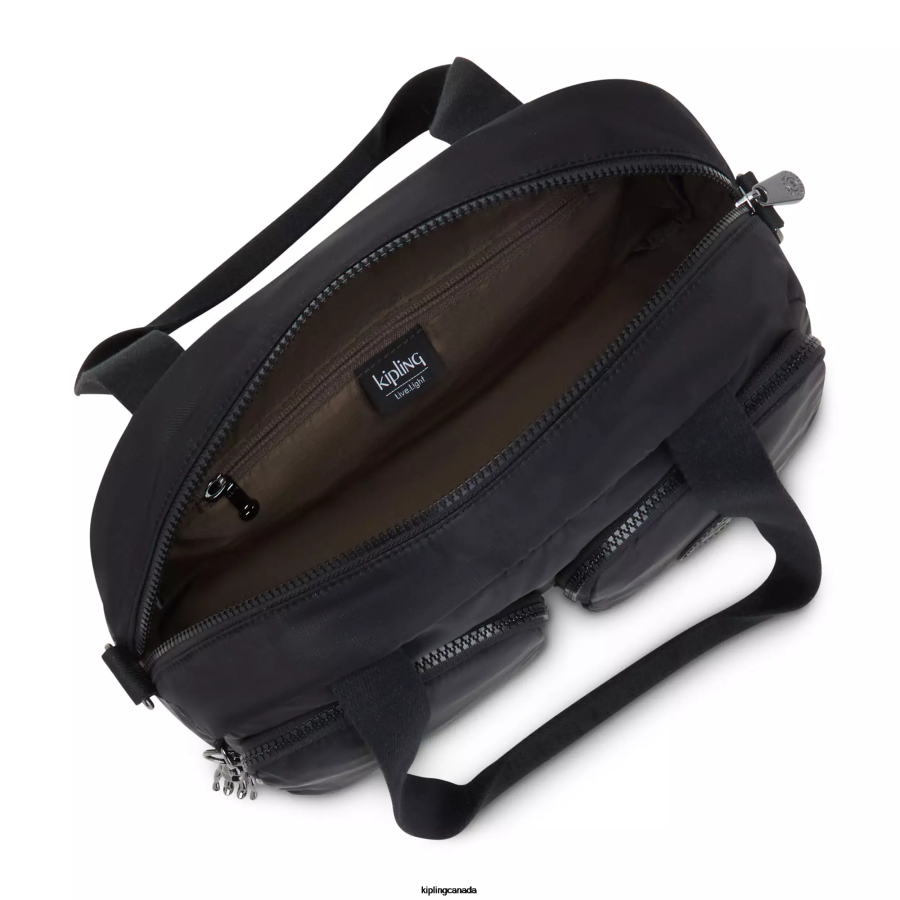 Women Shoulder Bags Kipling Black Camo Embossed Cool Defea Shoulder Bag FHZD200 - Image 3