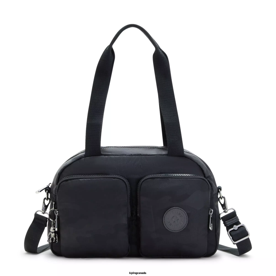 women_shoulder_bags_kipling_black_camo_embossed_cool_defea_shoulder_bag_fhzd200.png Women Shoulder Bags Kipling Black Camo Embossed Cool Defea Shoulder Bag FHZD200 - Image 1