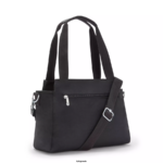 Women Shoulder Bags Kipling Black Noir Elysia Shoulder Bag FHZD154 - Image 4