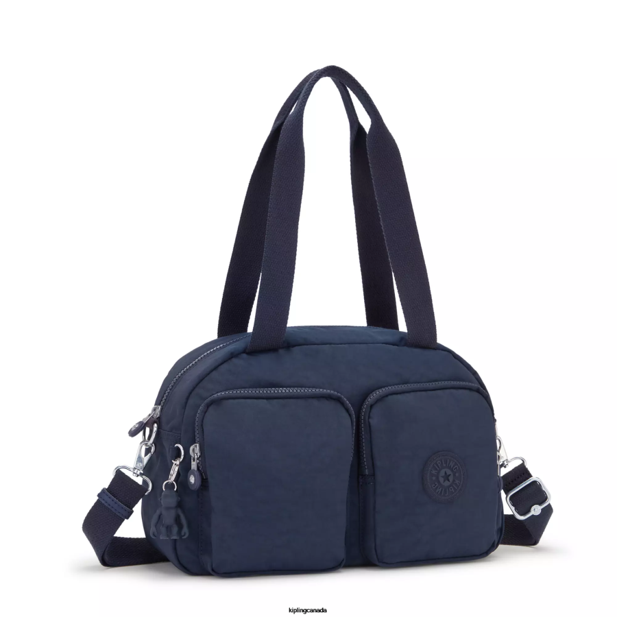 Women Shoulder Bags Kipling Blue Bleu Cool Defea Shoulder Bag FHZD225 - Image 2