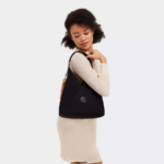 Women Shoulder Bags Kipling Rose Black Olina Small Shoulder Bag FHZD255 - Image 4