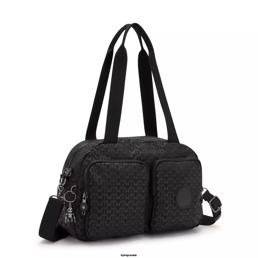 Women Shoulder Bags Kipling Signature Embossed Cool Defea Printed Shoulder Bag FHZD234 - Image 2