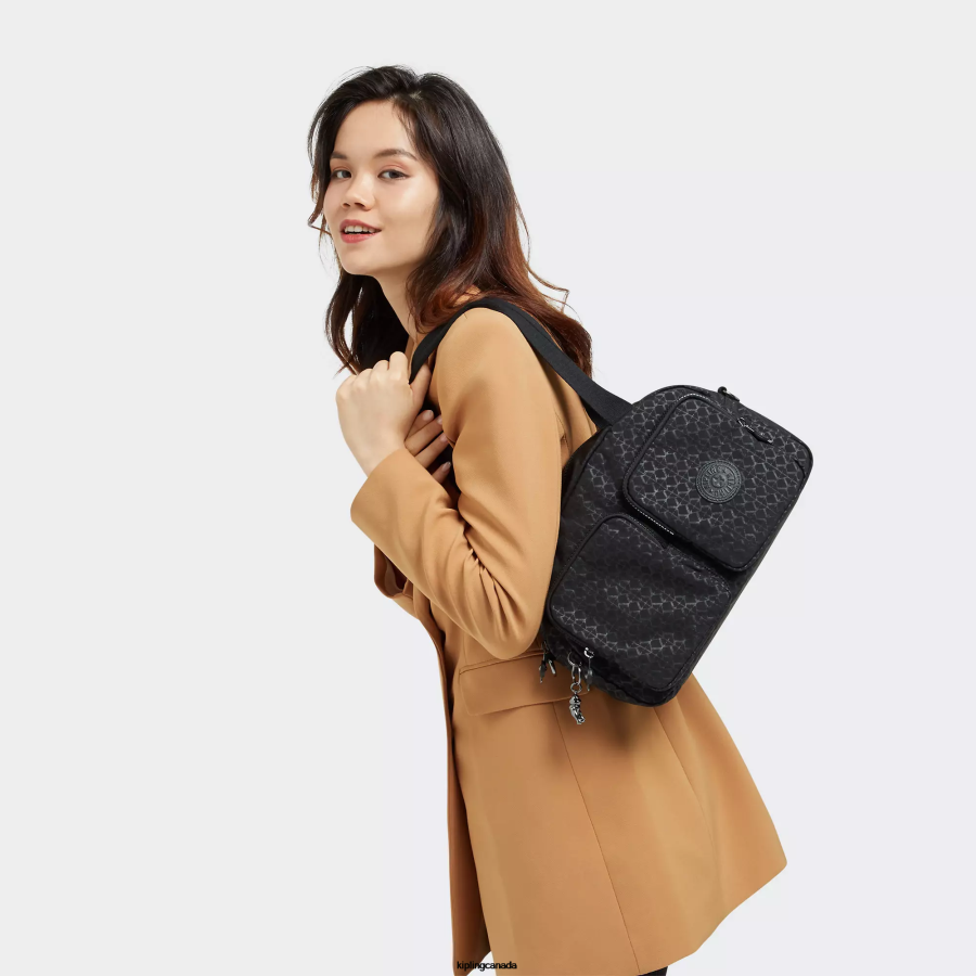 Women Shoulder Bags Kipling Signature Embossed Cool Defea Printed Shoulder Bag FHZD234 - Image 4