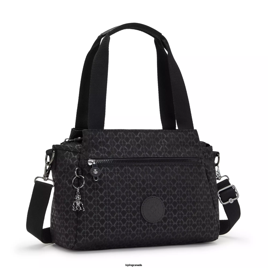 Women Shoulder Bags Kipling Signature Embossed Elysia Printed Shoulder Bag FHZD192 - Image 2