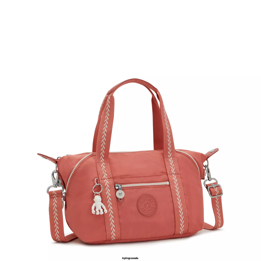 Women Shoulder Bags Kipling Vintage Pink Art Mini Shoulder Bag FHZD41 - Image 2