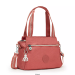 Women Shoulder Bags Kipling Vintage Pink Elysia Shoulder Bag FHZD157 - Image 2