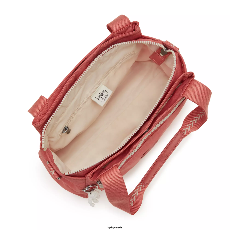 Women Shoulder Bags Kipling Vintage Pink Elysia Shoulder Bag FHZD157 - Image 3
