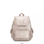 Women Small Backpacks Kipling Metallic Glow City Pack Small Metallic Backpack FHZD381