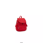 Women Small Backpacks Kipling Red Rouge City Pack Small Backpack FHZD409 - Image 2