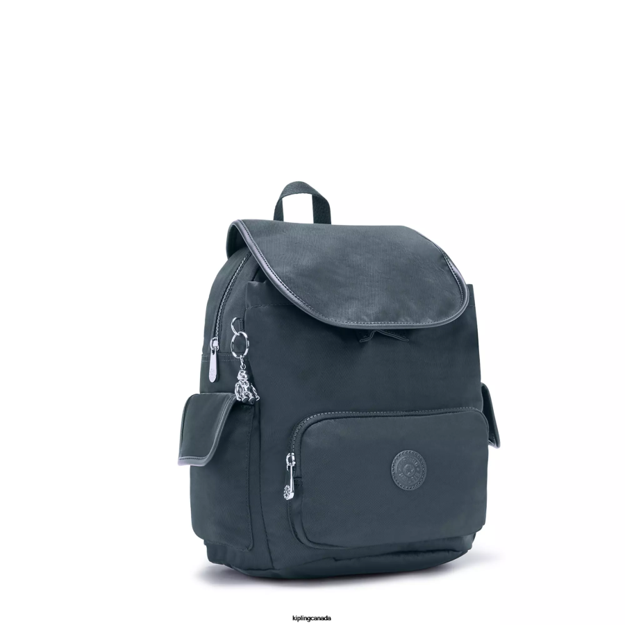 Women Small Backpacks Kipling Rich Blue City Pack Small Backpack FHZD358 - Image 2