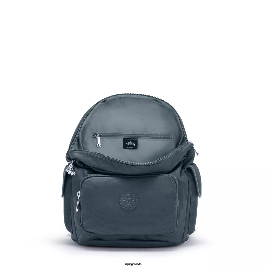 Women Small Backpacks Kipling Rich Blue City Pack Small Backpack FHZD358 - Image 3
