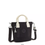 Women Tote Bags Kipling Black Angel Small Tote Bag FHZD61 - Image 2