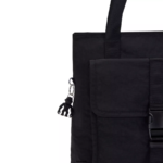 Women Tote Bags Kipling Black Enzo Tote Bag FHZD265 - Image 5