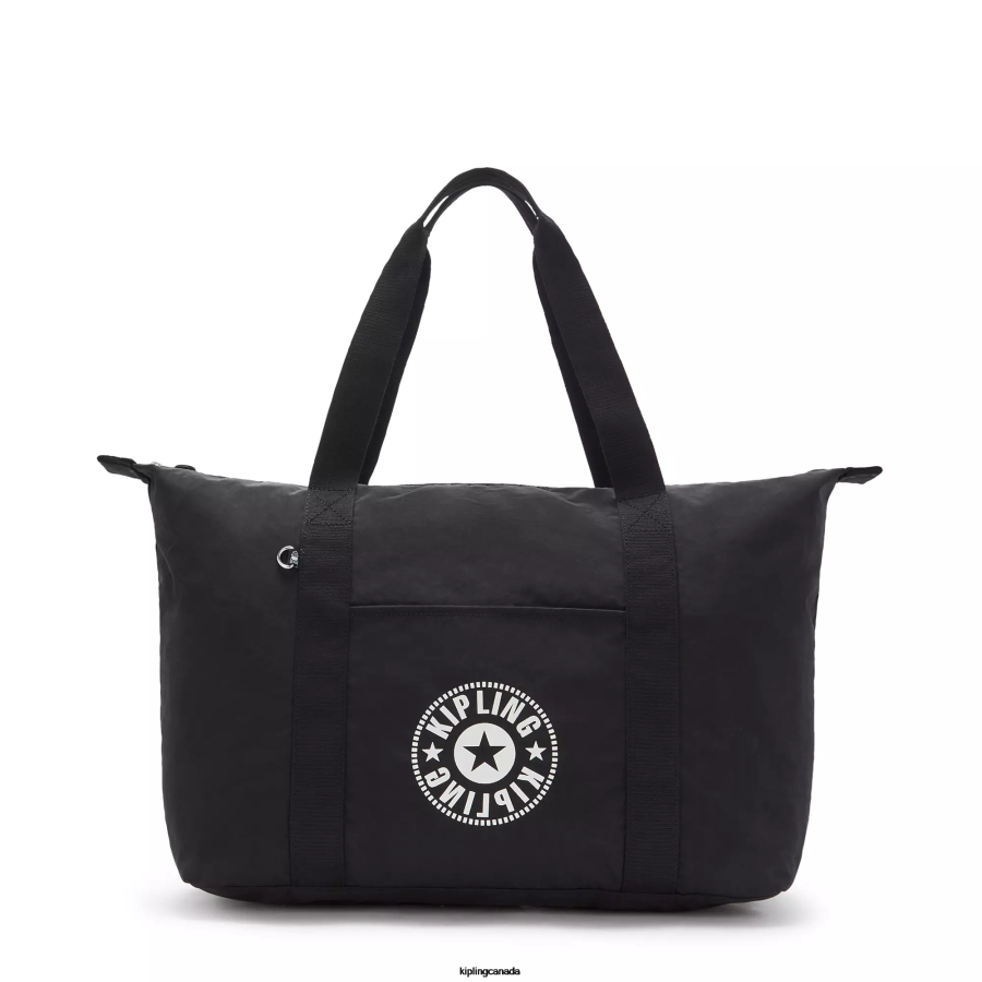 women_tote_bags_kipling_black_lite_art_medium_lite_tote_bag_fhzd268.png Women Tote Bags Kipling Black Lite Art Medium Lite Tote Bag FHZD268 - Image 1