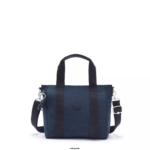Women Tote Bags Kipling Blue Bleu Asseni Mini Tote Bag FHZD107