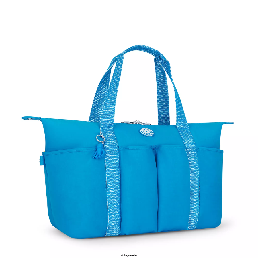 Women Tote Bags Kipling Eager Blue Art M Versatile Tote Bag FHZD269 - Image 2
