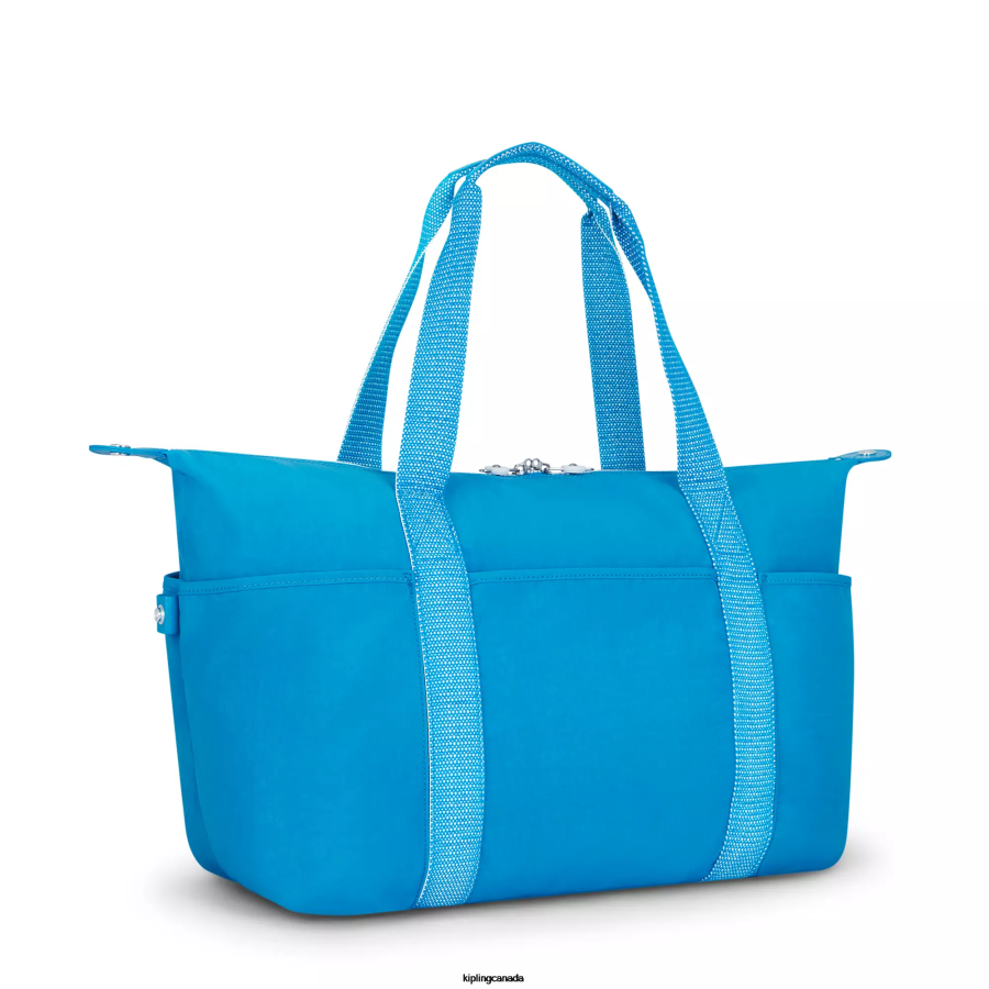 Women Tote Bags Kipling Eager Blue Art M Versatile Tote Bag FHZD269 - Image 5