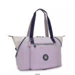 Women Tote Bags Kipling Gentle Lilac Block Wellness Art M Tote Bag FHZD263 - Image 2