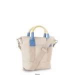 Women Tote Bags Kipling Light Sand M Angel Small Tote Bag FHZD62 - Image 4