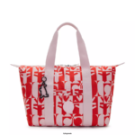 Women Tote Bags Kipling Minju Multi Print Art Medium Minju Kim Tote Bag FHZD270