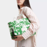Women Tote Bags Kipling Minju Multi Print Jihoon Minju Kim Tote Bag FHZD271 - Image 5