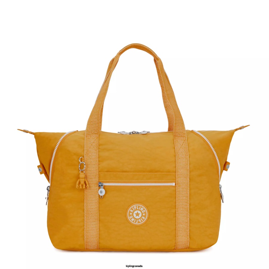 women_tote_bags_kipling_rapid_yellow_art_medium_tote_bag_fhzd256.png Women Tote Bags Kipling Rapid Yellow Art Medium Tote Bag FHZD256 - Image 1