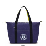 Women Tote Bags Kipling Ultimate Navy Art Medium Lite Tote Bag FHZD267