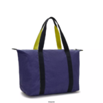 Women Tote Bags Kipling Ultimate Navy Art Medium Lite Tote Bag FHZD267 - Image 5