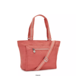 Women Tote Bags Kipling Vintage Pink New Shopper Small Tote Bag FHZD276 - Image 4