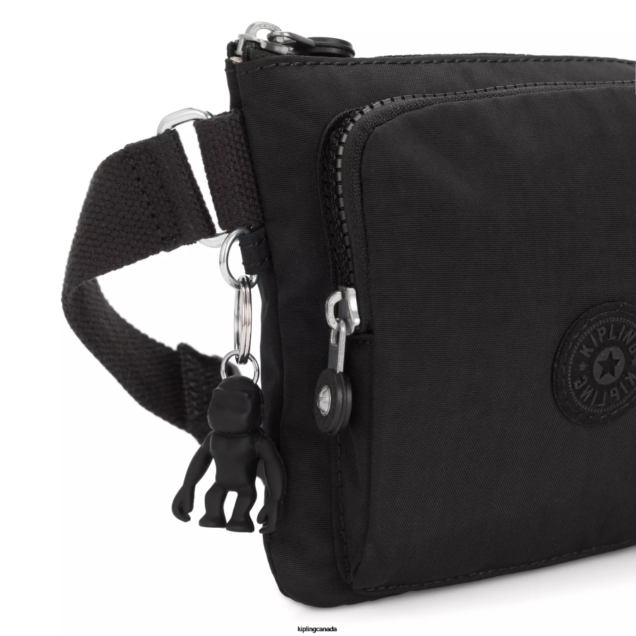 Women Waist Pack Kipling Black Noir Presto Up Waist Pack FHZD326 - Image 5