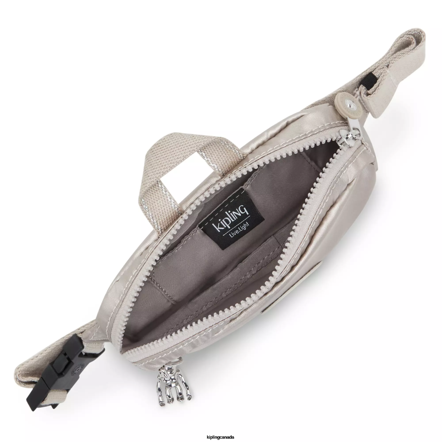 Women Waist Pack Kipling Metallic Glow Alys Metallic Waist Pack FHZD283 - Image 3