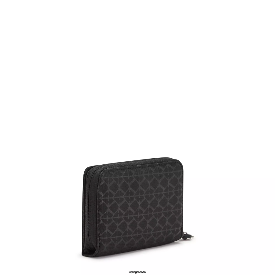Women Wallets & Wristlets Kipling Black Money Love Printed Small Wallet FHZD555 - Image 4