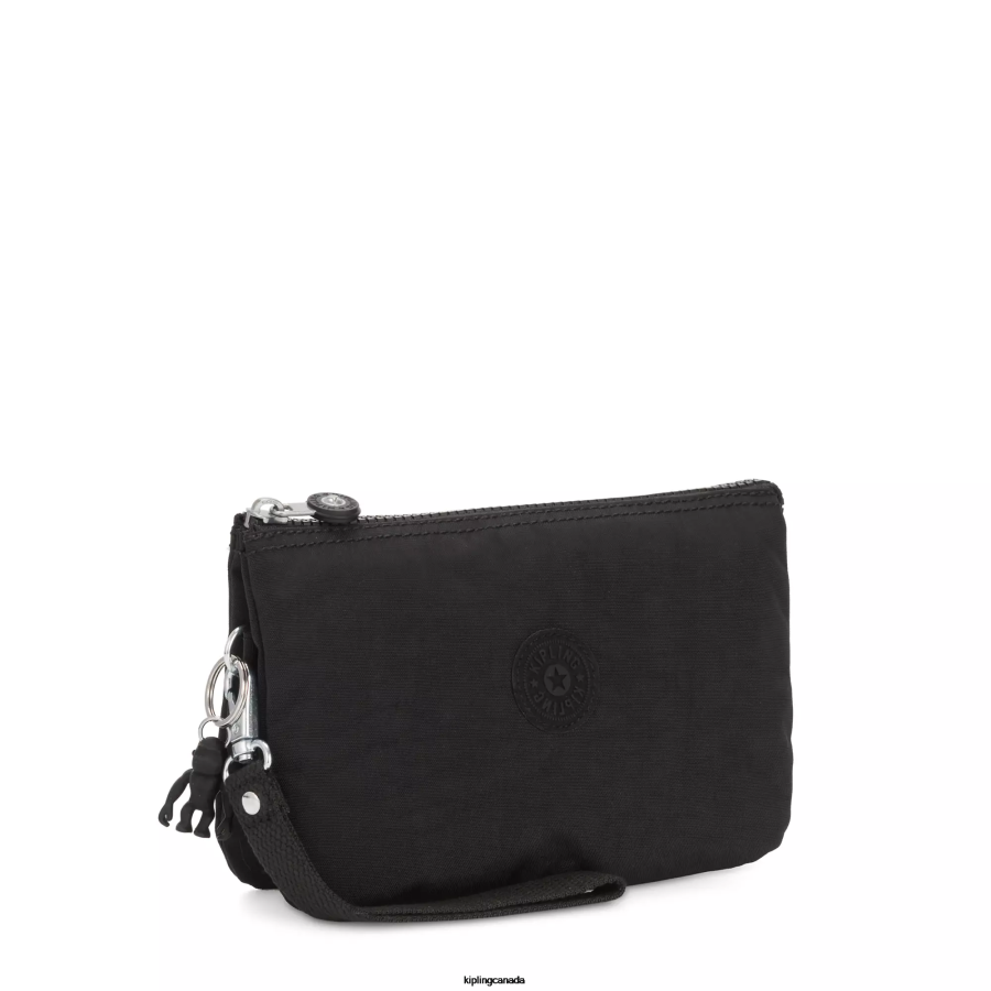 Women Wallets & Wristlets Kipling Black Noir Creativity Extra Large Wristlet FHZD541 - Image 2