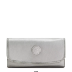 Women Wallets & Wristlets Kipling Bright Metallic Money Land Metallic Snap Wallet FHZD549