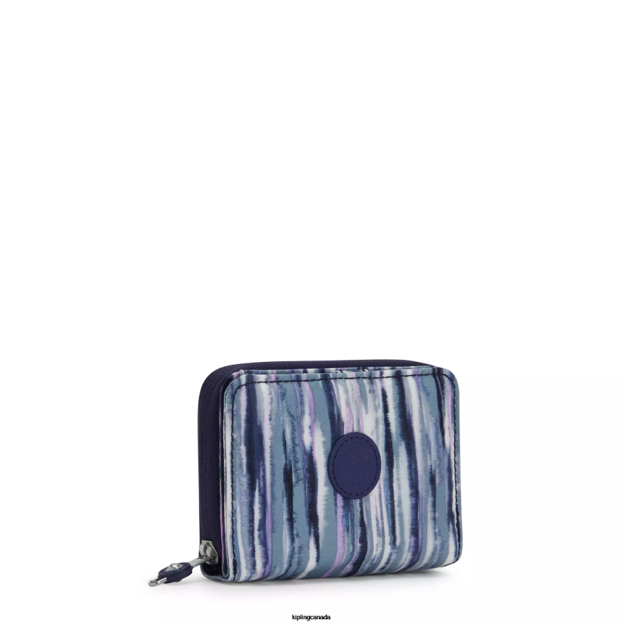 Women Wallets & Wristlets Kipling Brush Stripes Money Love Small Printed Wallet FHZD292 - Image 2