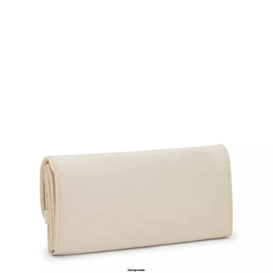 Women Wallets & Wristlets Kipling Light Sand Money Land Snap Wallet FHZD291 - Image 4