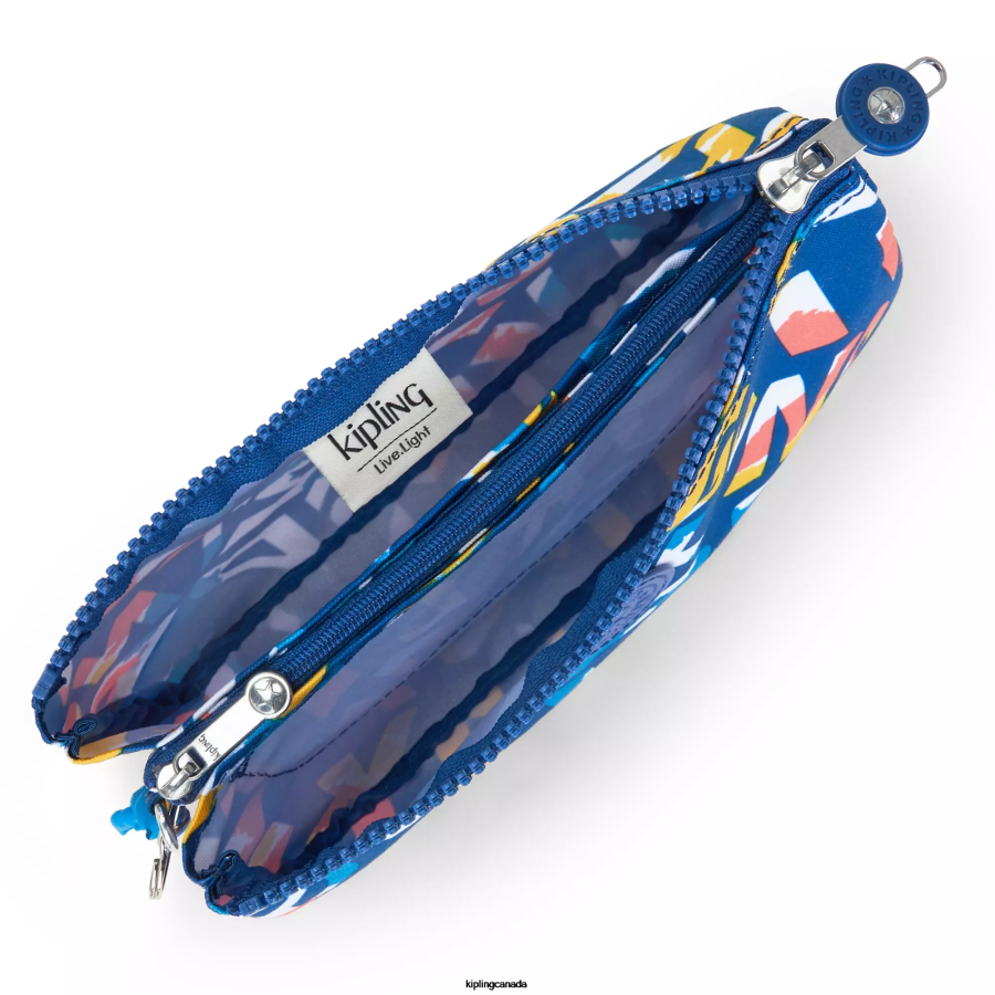Women Wallets & Wristlets Kipling Neon Creativity Extra Large Printed Wristlet FHZD565 - Image 3