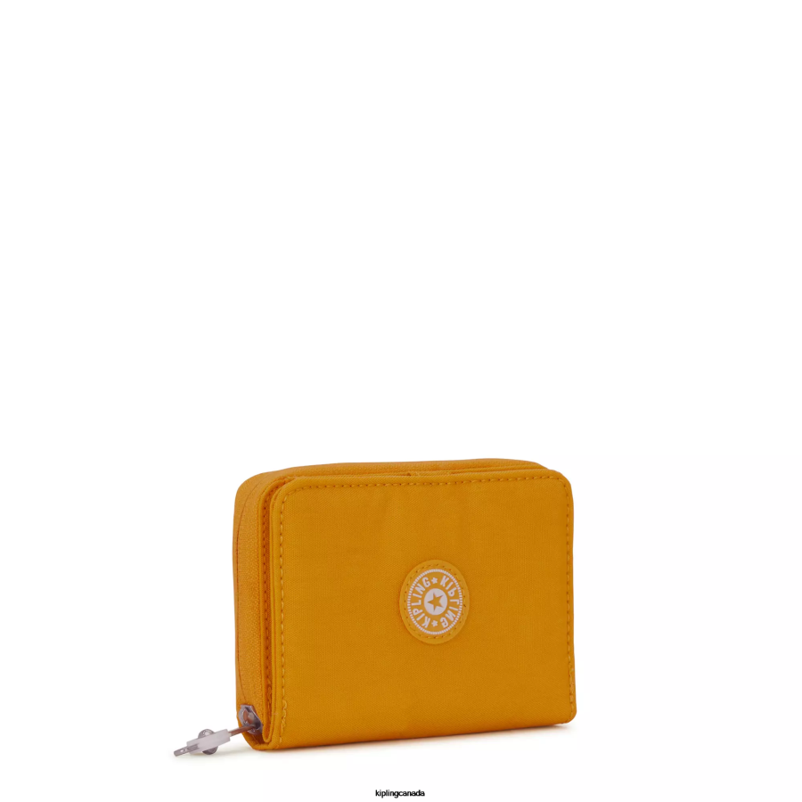 Women Wallets & Wristlets Kipling Rapid Yellow Money Love Small Wallet FHZD298 - Image 2