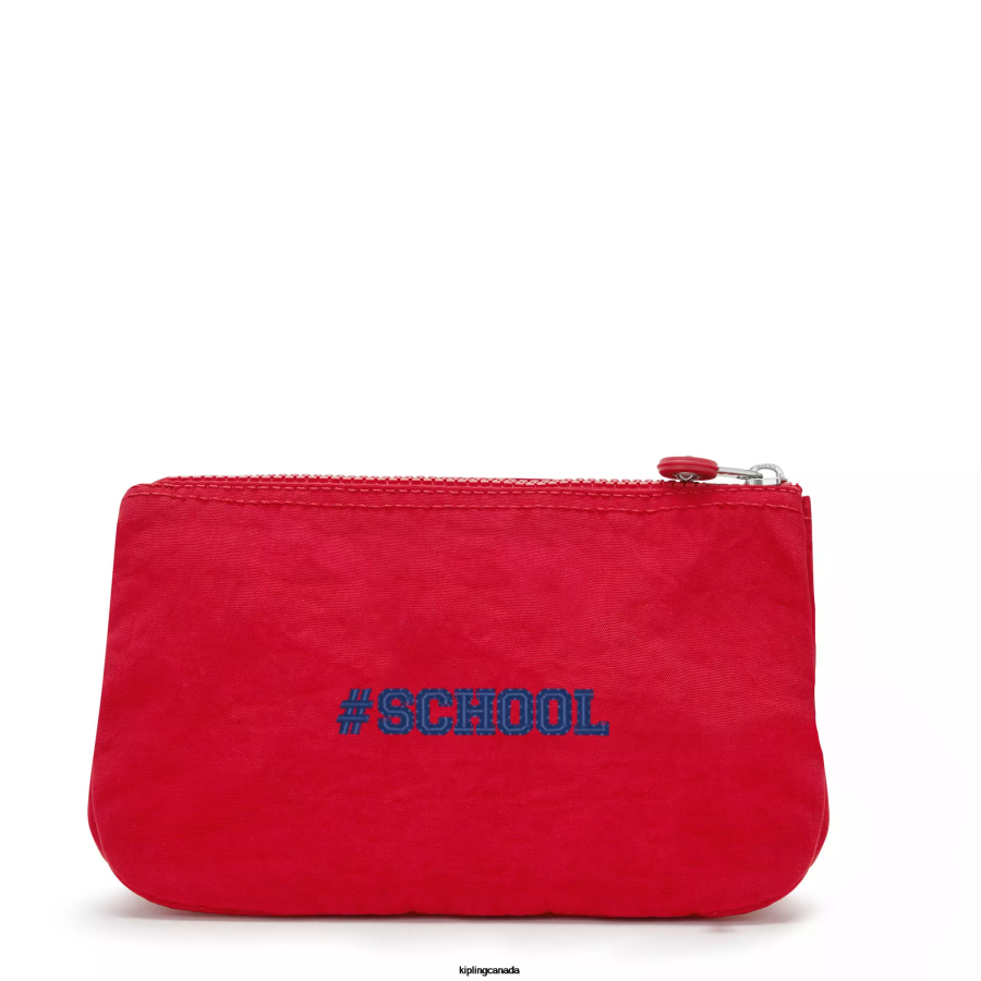 Women Wallets & Wristlets Kipling Red Rouge Creativity Extra Large Wristlet FHZD543 - Image 4