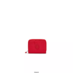 Women Wallets & Wristlets Kipling Red Rouge Money Love Small Wallet FHZD302